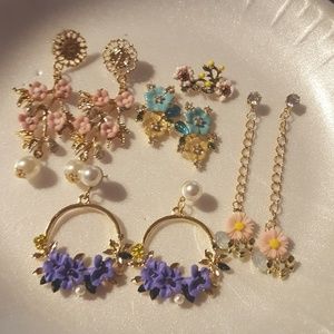Lot of 5 earrings
